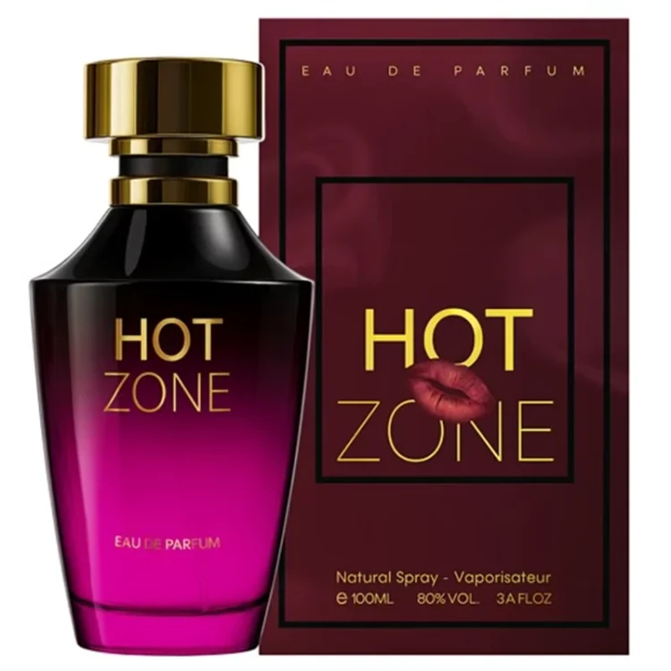 عطر ادوپرفیوم زنانه فراگرنس ورد هات زون حجم ۱۰۰ میل