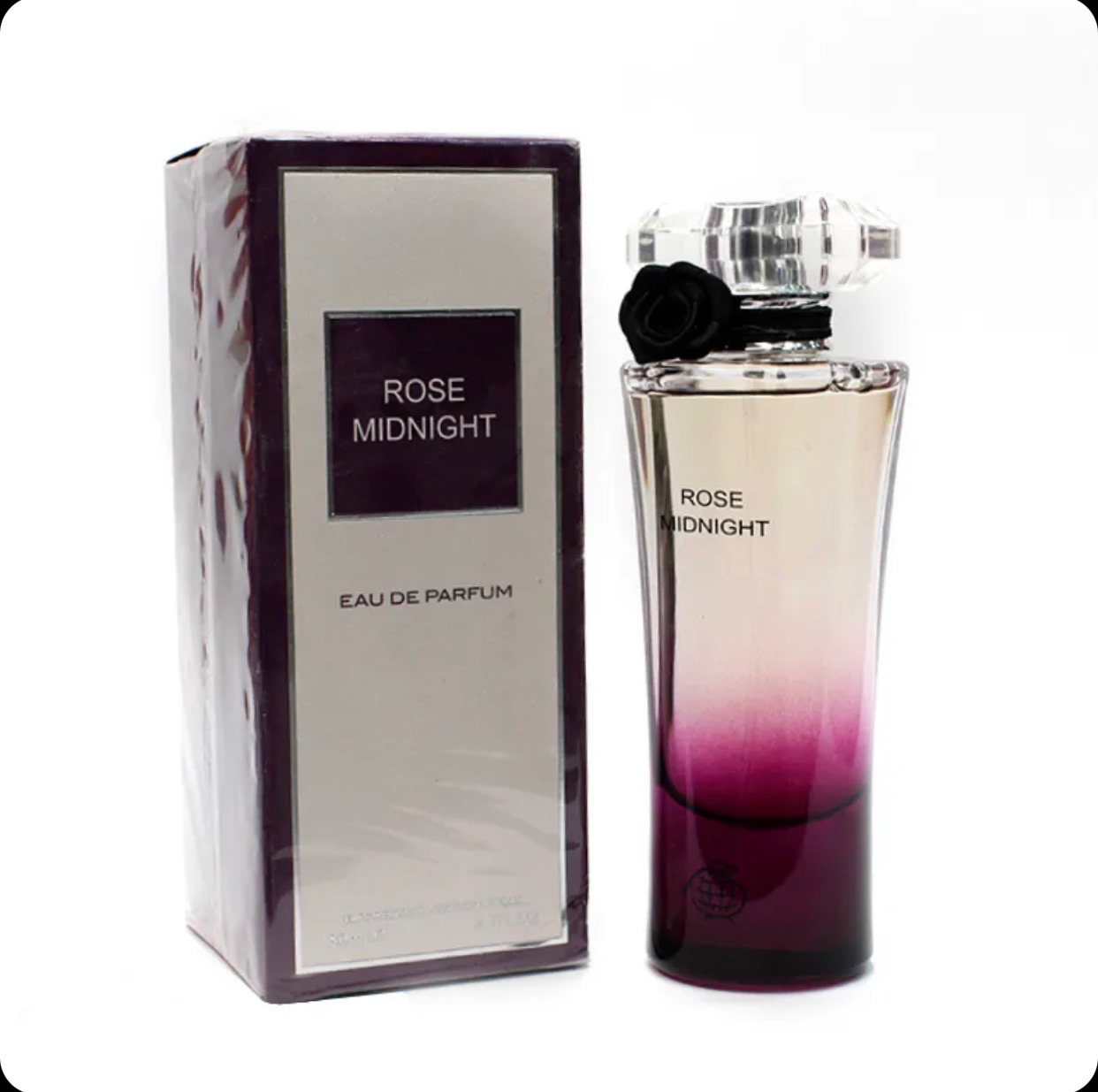 عطر ادوپرفیوم زنانه فراگرنس ورد مدل رز میدنایت حجم ۸۰ میلی لیتر