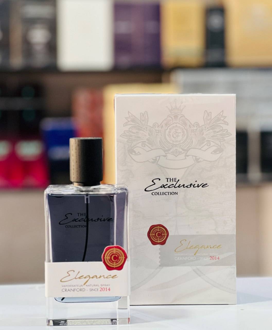 ادکلن ادوپرفیوم زنانه و مردانه الگانس برند کرانفورد Elegance Cranford حجم 125 میلی لیتر با نمای ۲