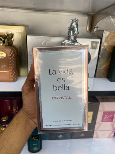 عطر ادکلن زنانه لانکوم لا ویه است بله سولیل کریستال فراگرنس مدل لا ویدا اس بلا کریستال حجم ۱۰۰میل