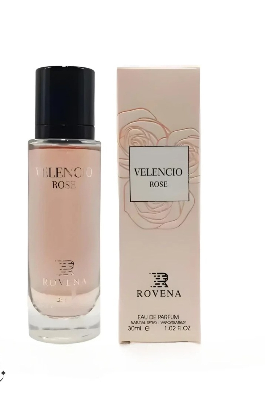 عطر ادوپرفیوم زنانه روونا مدل ولنسیو رز رایحه شیرین حجم ۳۰ میل