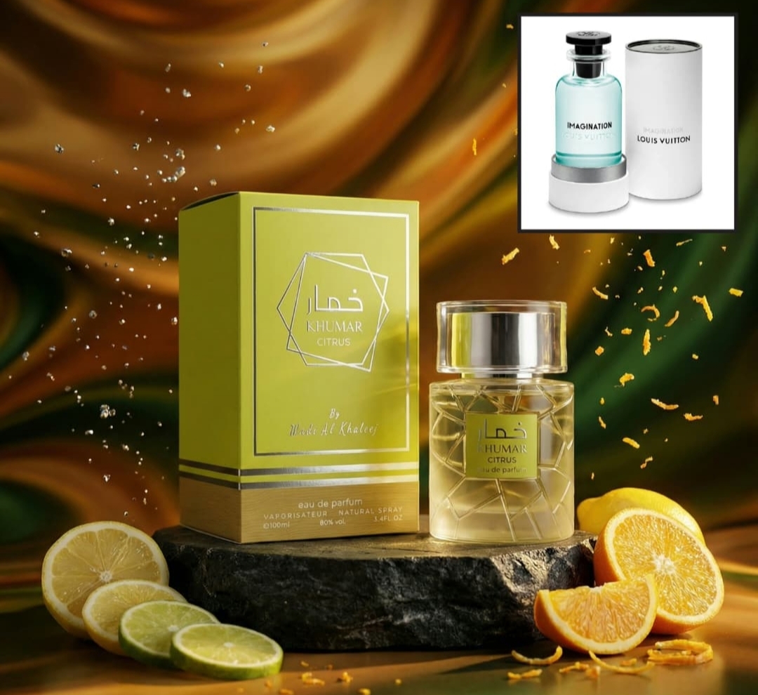 عطر ادوپرفیوم مردانه وادی الخلیج خمار سیتروس حجم ۱۰۰ میلی لیتر