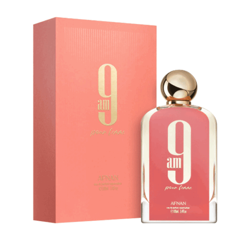 عطر ادوپرفیوم زنانه افنان 9AM حجم ۱۰۰ میل خنک و شیرین