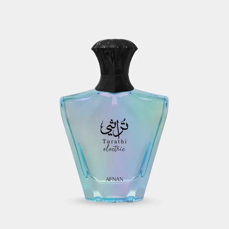 عطر ادوپرفیوم مردانه الکتریکو تراثی افنان حجم ۹۰ میلی لیتر خنک شیرین