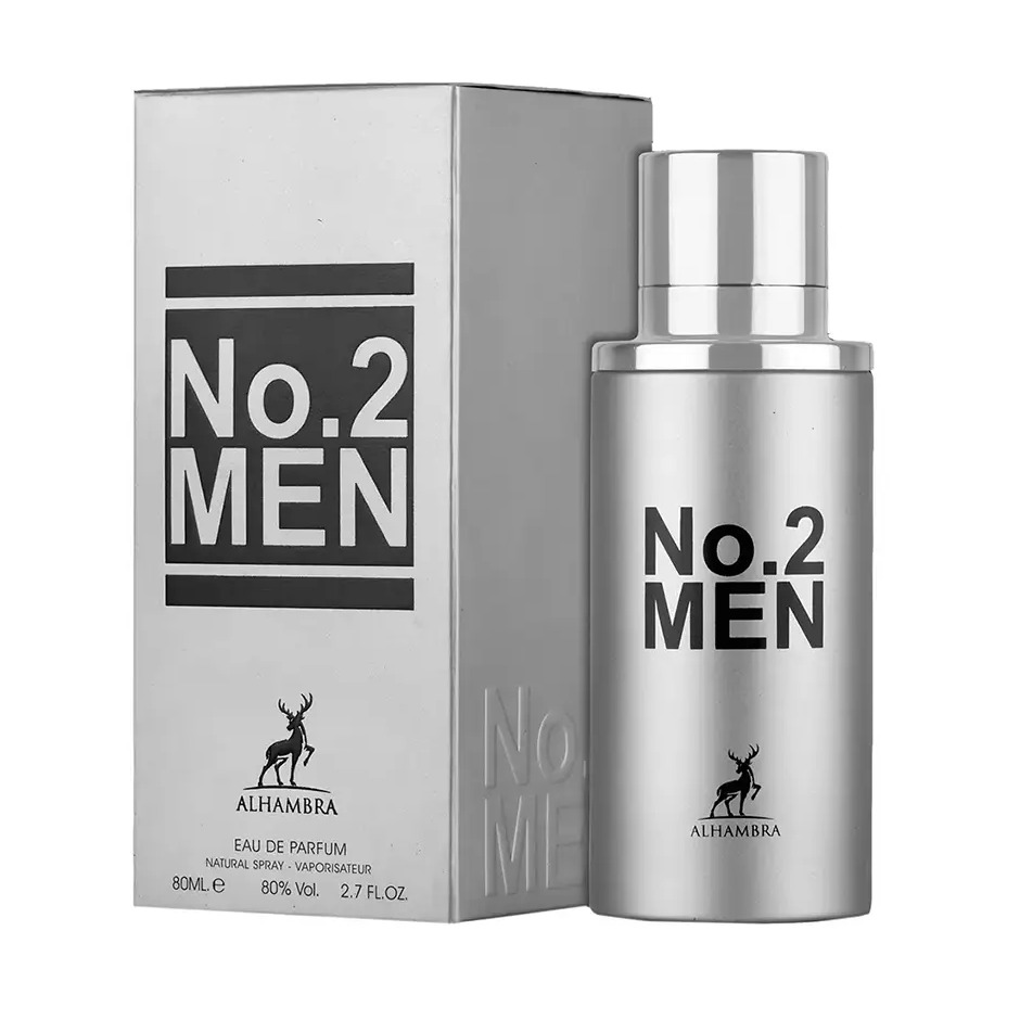 عطر ادوپرفیوم الحمبرا مدل No.2 مردانه رایحه تلخ و خنک