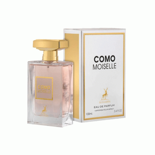 عطر ادوپرفیوم زنانه الحمبرا مدل Como Moiselle رایحه شیرین حجم ۱۰۰ میلی لیتر