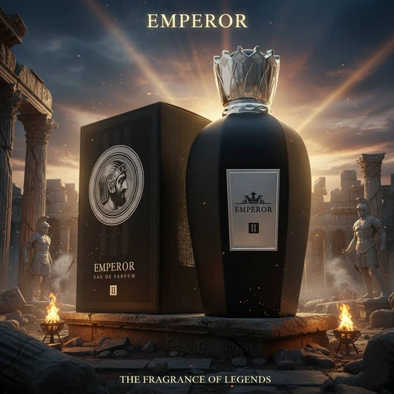 عطر ادوپرفیوم مردانه فراگرنس ورد مدل امپراطور ۲ رایحه تلخ حجم ۱۰۰ میلی‌لیتر