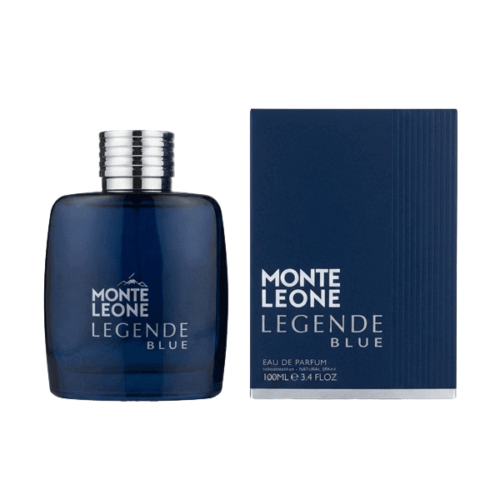 عطر ادوپرفیوم مردانه فراگرنس ورد مدل مونت لئون لجند بلو حجم ۱۰۰ میلی لیتر تلخ خنک